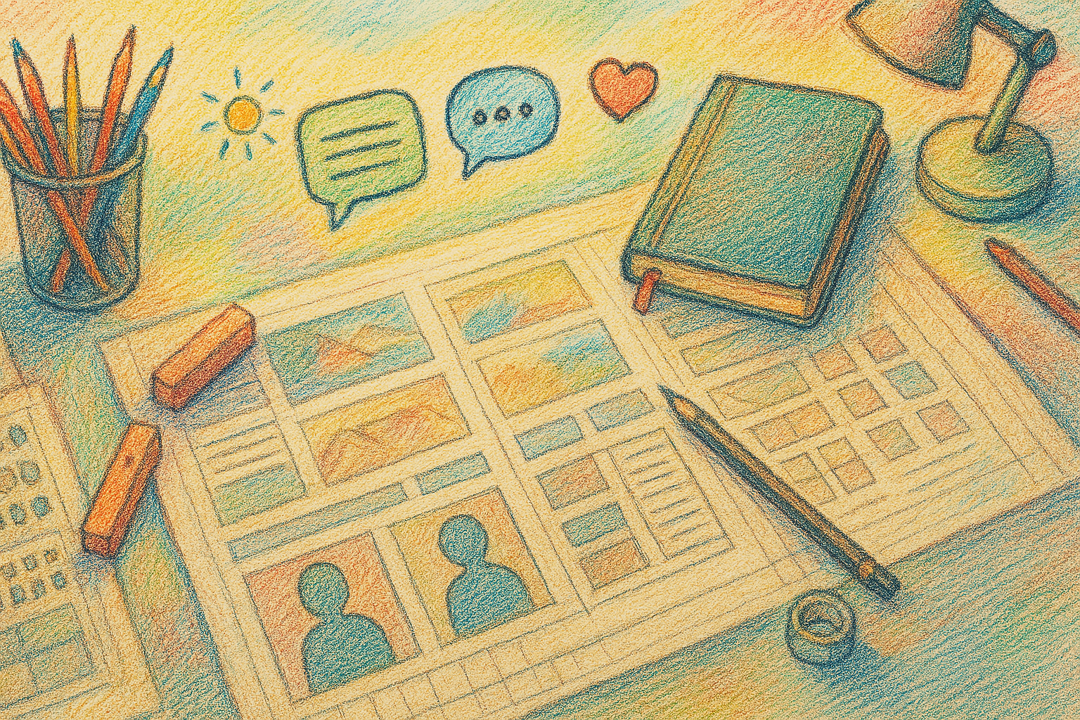 चरित्र सेटिंग स्क्रीन