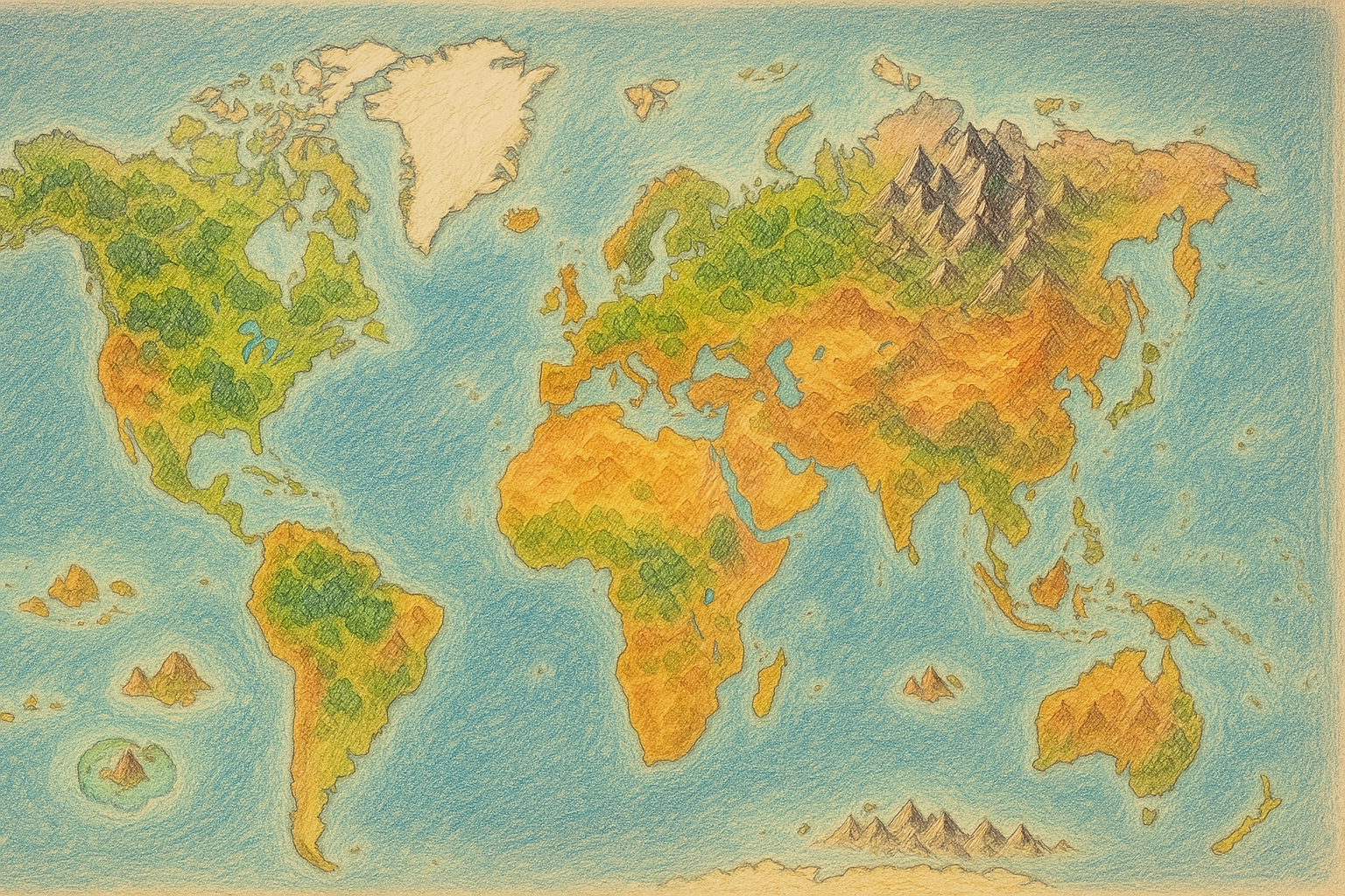 मानचित्र प्रबंधन स्क्रीन